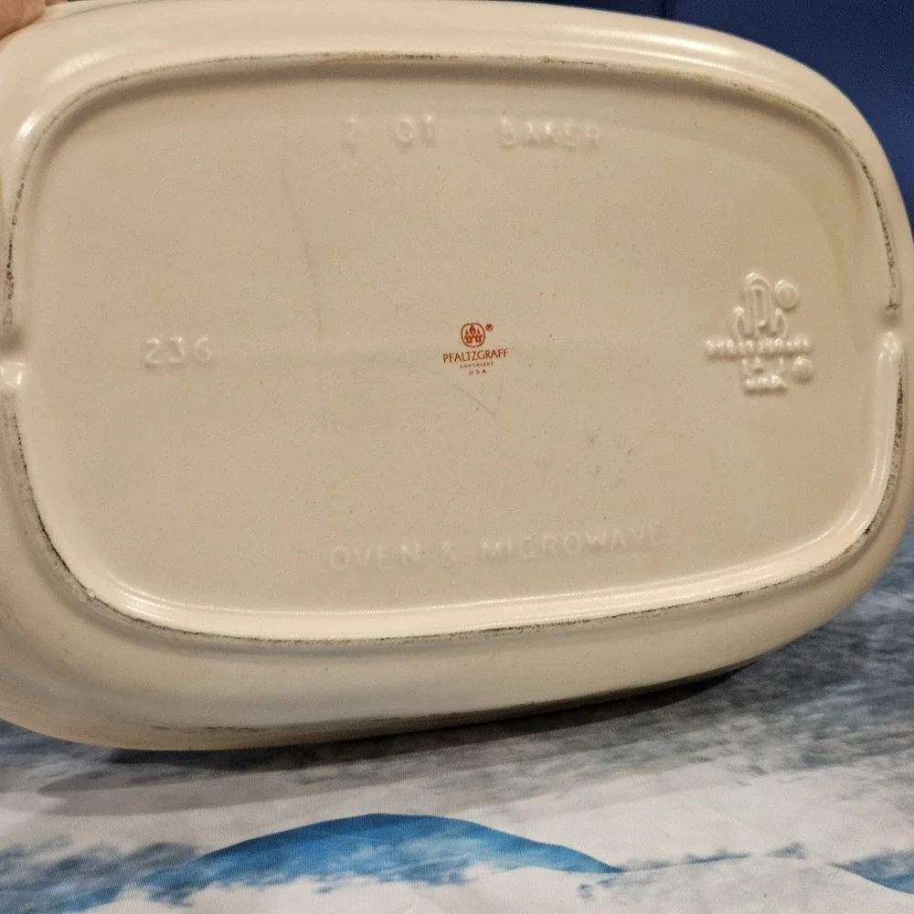 Pfaltzgraff Set of 2 Stoneware Baking Dishes Oven Safe‎ Casserole Dish USA